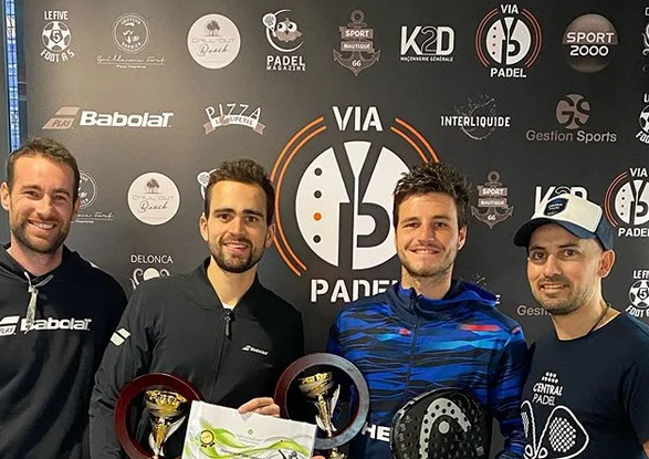 Bergeron / Blanqué : Vainqueur du P1000 VIA PADEL à Padel Central Perpignan