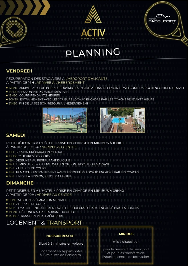 padel stage nucia | Padel Magazine