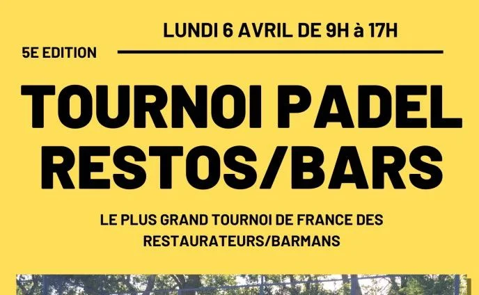 Le plus grand tournoi de padel de France des restos/bars est à Perpignan !