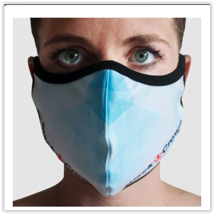 Masque Black Crown clear porté | Padel Magazine