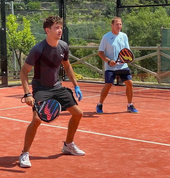 Charles Leclerc padel