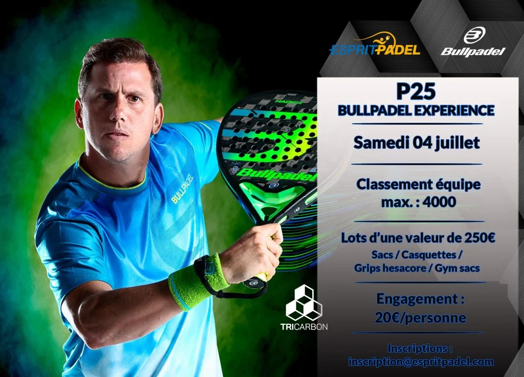 esprit padel P25 limité 4 juillet 2020