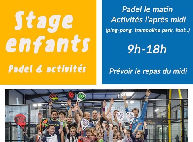 Esprit Padel Lyon : Stages pour enfant de juillet à août 2020