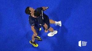 Ale Galan Juan Lebron chest bump