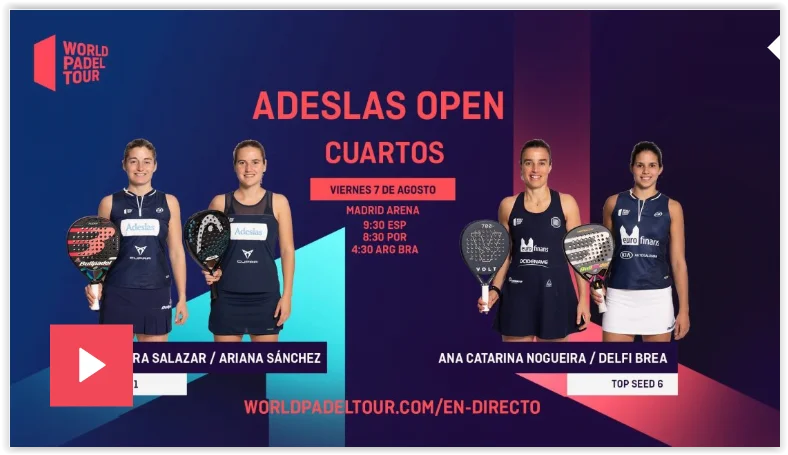Directs Vendredi WPT Adeslas Open 2020 | Padel Magazine