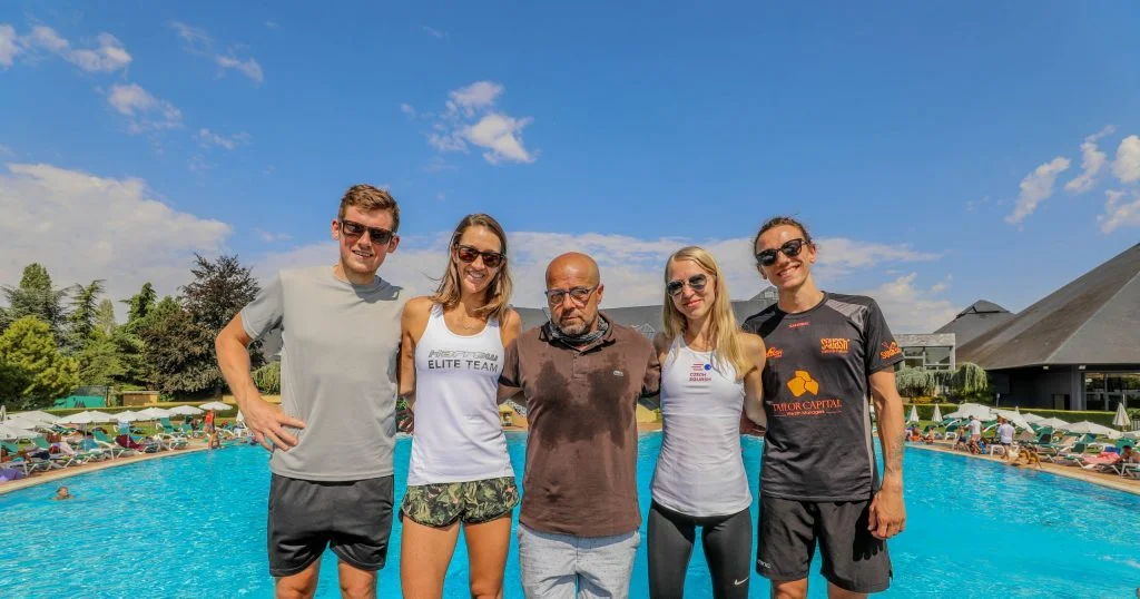 dumont DANA LOBBAN, GREG LOBBAN, ANNA SERME, LUCAS SERME team squash pyramides | Padel Magazine