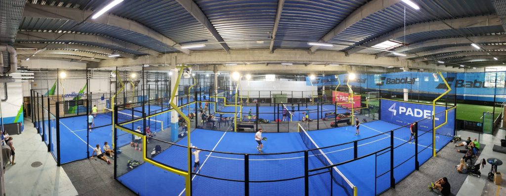 Ambiance vue d´ensemble 4Padel Créteil