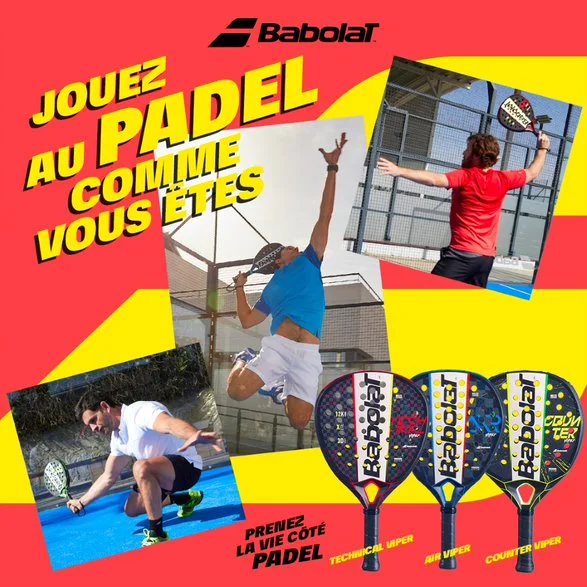 Babolat jouez au padel comme vous êtes