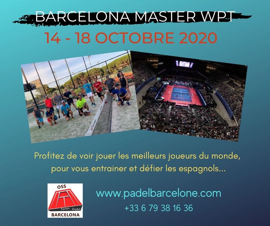 An internship padel during the Barcelona WPT