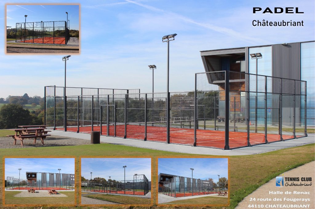 Padel シャトーブリアン地形モンタージュ