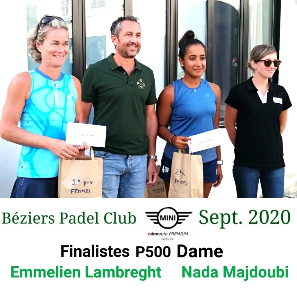 Open Mini P500 Béziers Finalistes F | Padel Magazine
