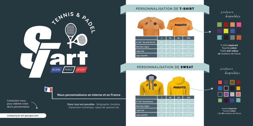 ST ART GROUPE：テーラーメードテキスタイル padel