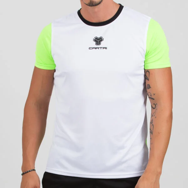 Cartri blanc vert tshirt enfant homme