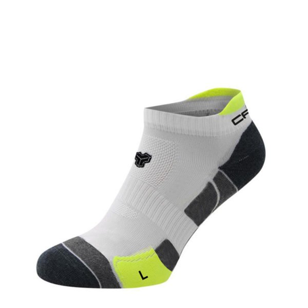 Cartri chaussettes basses soquettes blanc jaune