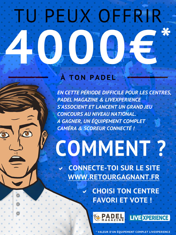 Jeux concours 4000€ retour gagnant live streaming livexperience