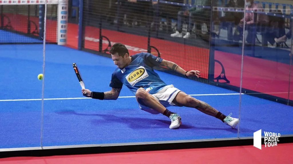 Tito Allemandi par terre | Padel Magazine Tito Allemandi par terre