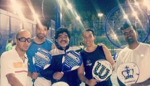 match de padel diego maradona
