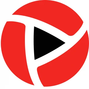 ngtv体验徽标红色和黑色 padel 和足球