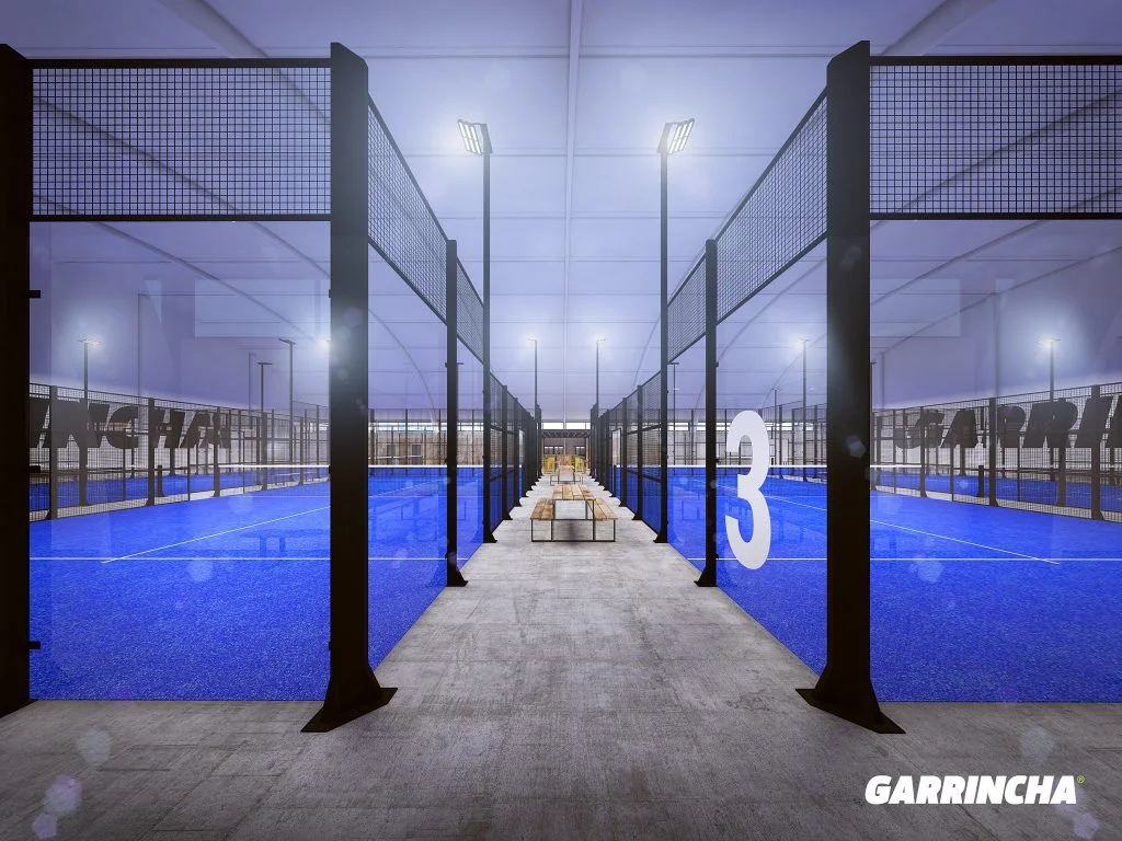 Couloirs indoor Garrincha | Padel Magazine Couloirs indoor Garrincha