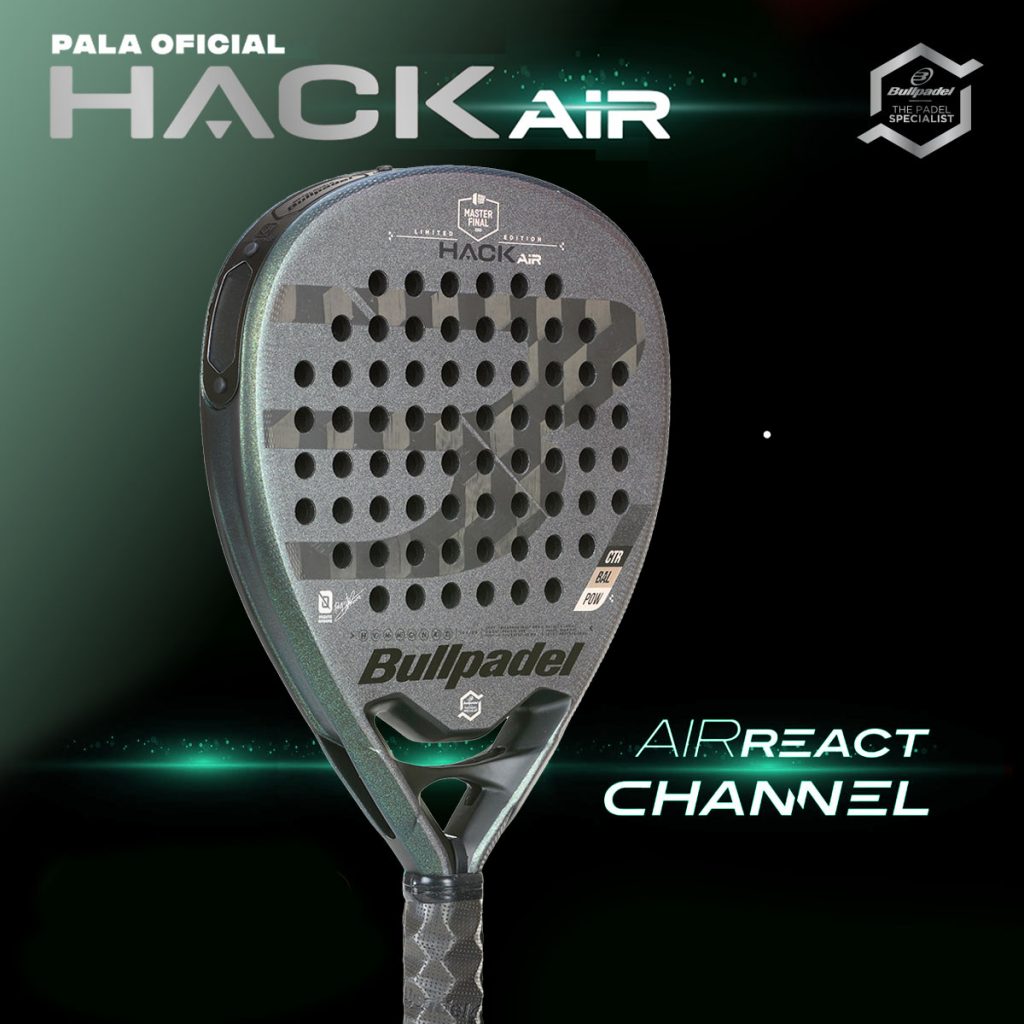 Air Hack Bullpadel canal de reação de ar limitado