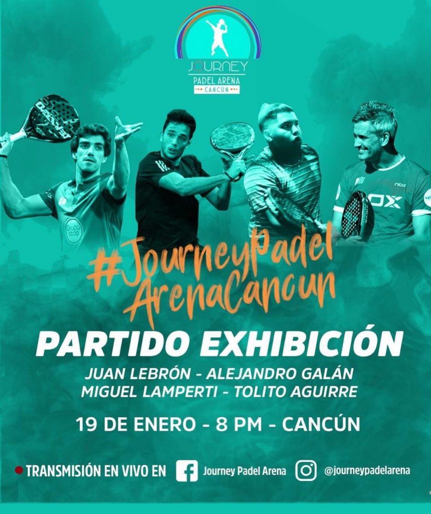 Exposición Padel Arena Cancún 2021