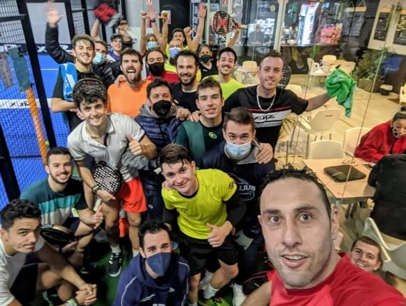 Groupe M3padelacademy pretemporada tison poggi alayeto zapata