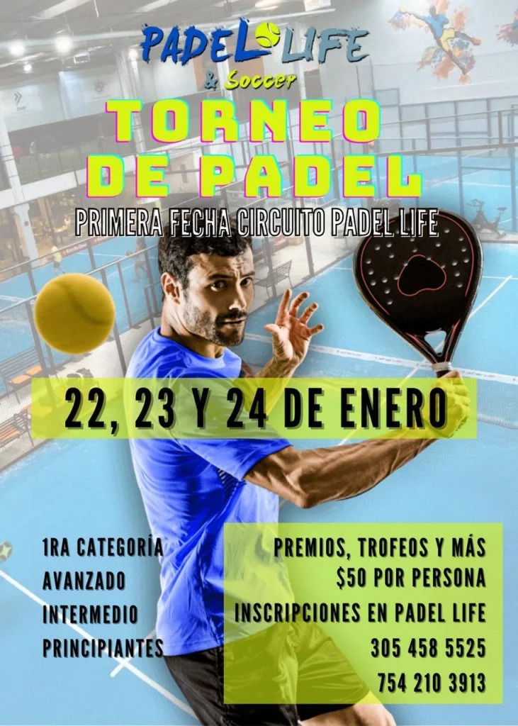 Padel life tournois padel amérique