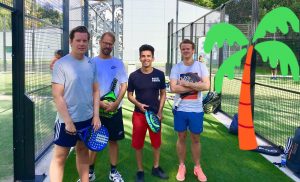 Vinterviken Padel suède 4 joueurs outdoor