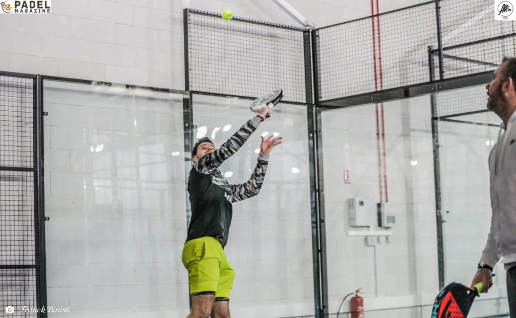 bergeron all in padel volée de revers