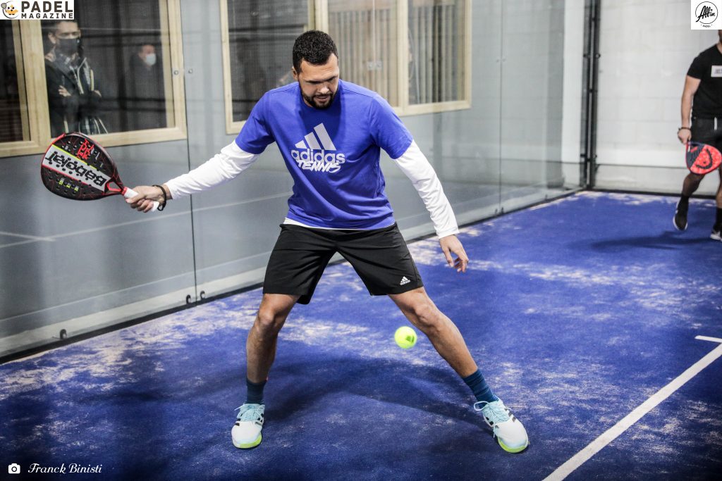 jo tsonga padel förhand allt in