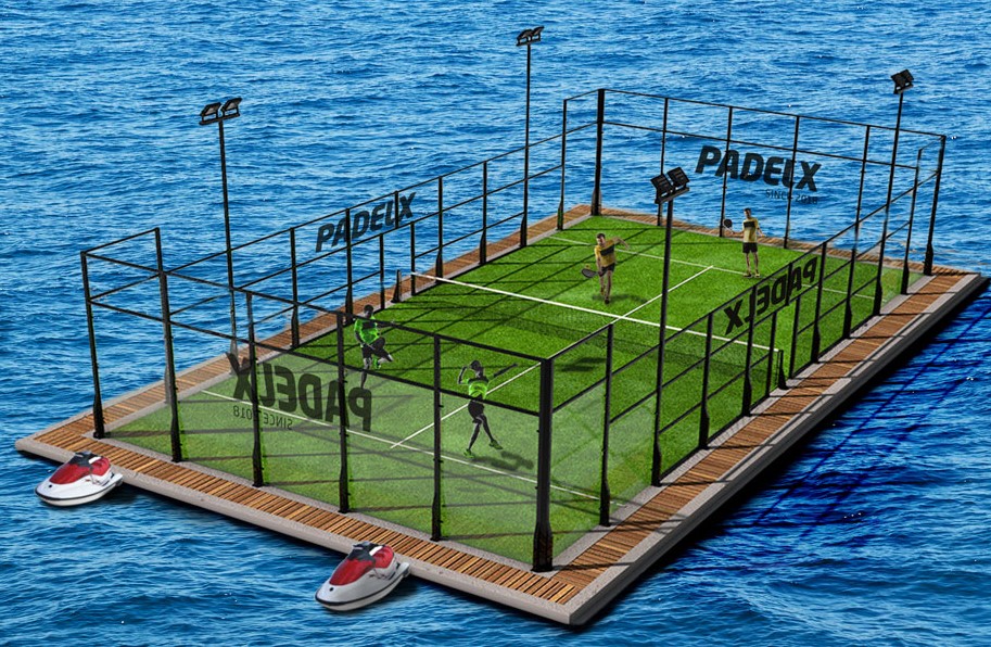 tierra de padel flotante