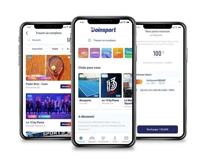 doinsport 3 écrans mobiles