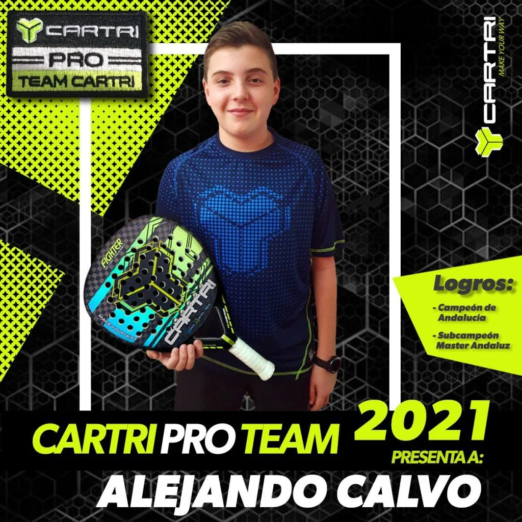Alejandro Calvo Cartri Pro Team 2021 | Padel Magazine Alejandro Calvo Cartri Pro Team 2021