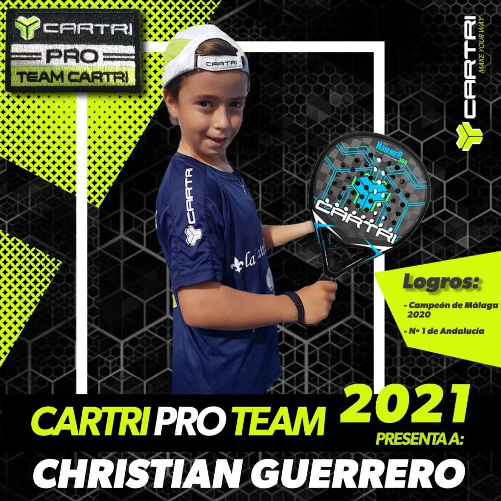 Christian Guerrero Cartri Pro Team 2021 | Padel Magazine Christian Guerrero Cartri Pro Team 2021