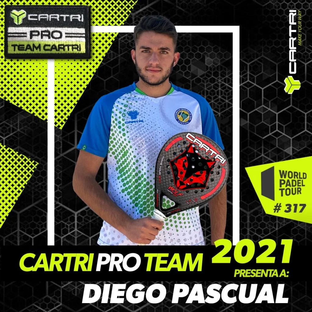 Diego Pascual Cartri Pro Team 2021 | Padel Magazine Diego Pascual Cartri Pro Team 2021
