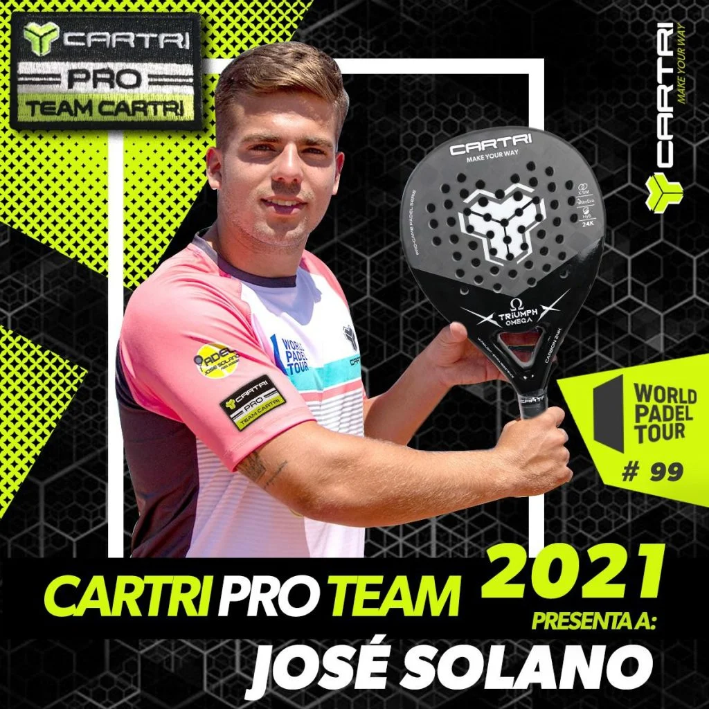 José Solano Cartri Pro Team 2021 | Padel Magazine José Solano Cartri Pro Team 2021
