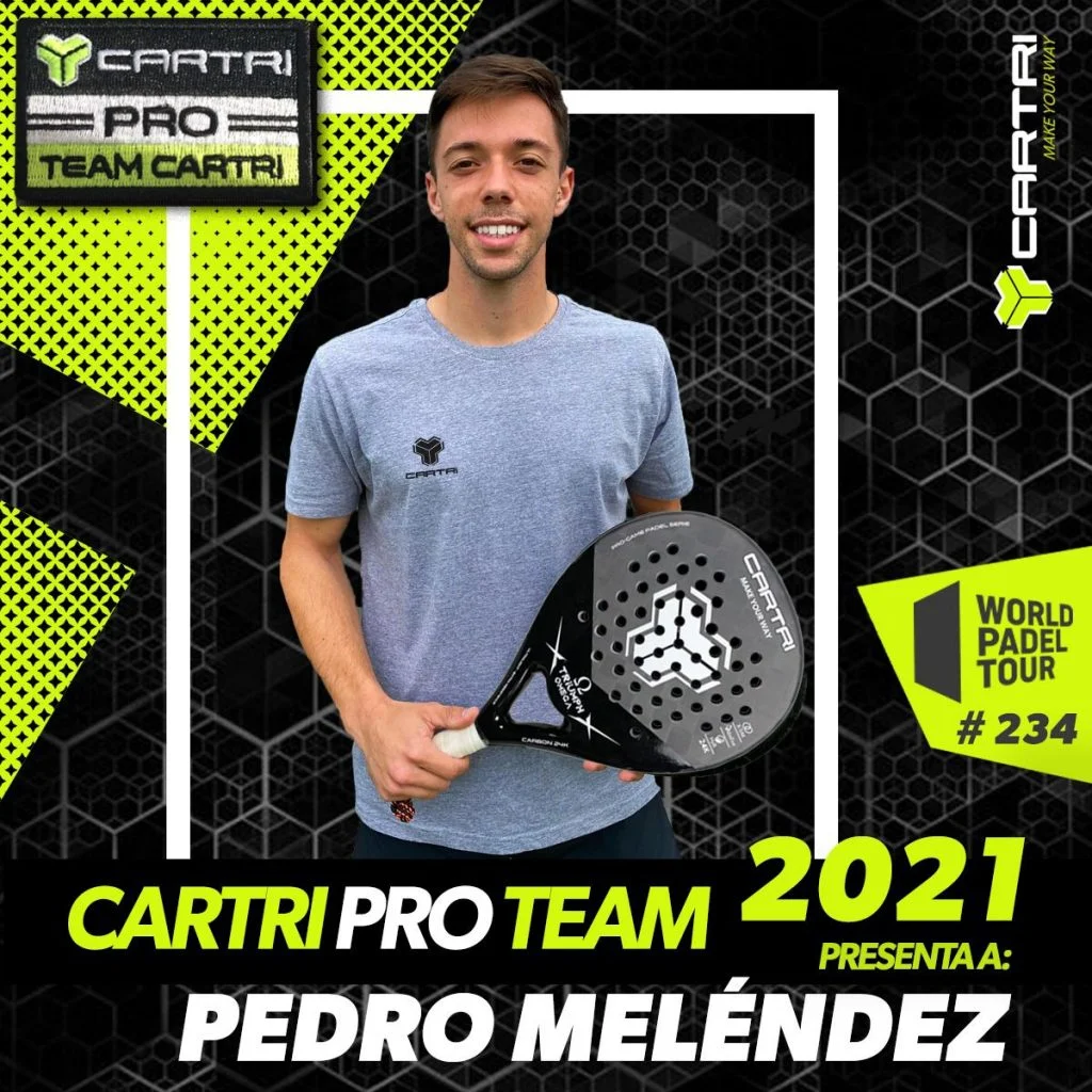 Pedro Meléndez Cartri Pro Team 2021 | Padel Magazine Pedro Meléndez Cartri Pro Team 2021
