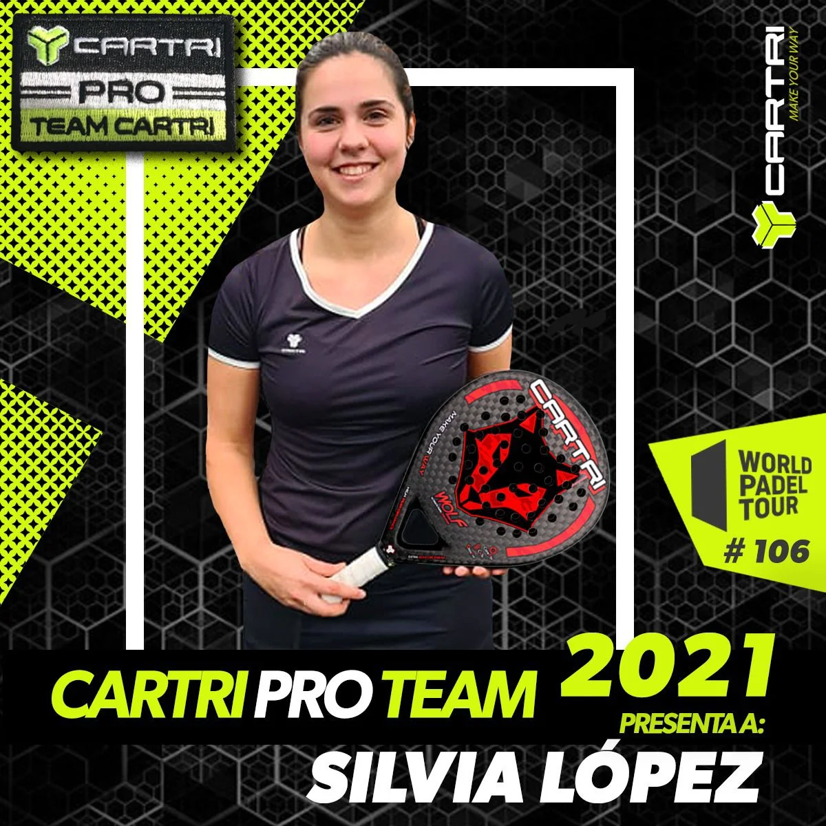 Silvia Lopez Cartri Pro Team 2021 | Padel Magazine Silvia Lopez Cartri Pro Team 2021