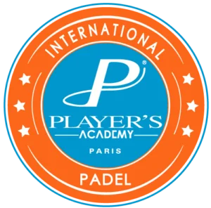 Logo del giocatore di tennis padel
