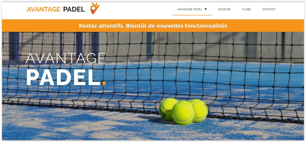 Avantage padel : plus rapide, plus simple