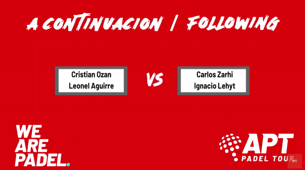 APT Padel Ronda: Ozan / Aguirre vs Zarhi / Lehyt
