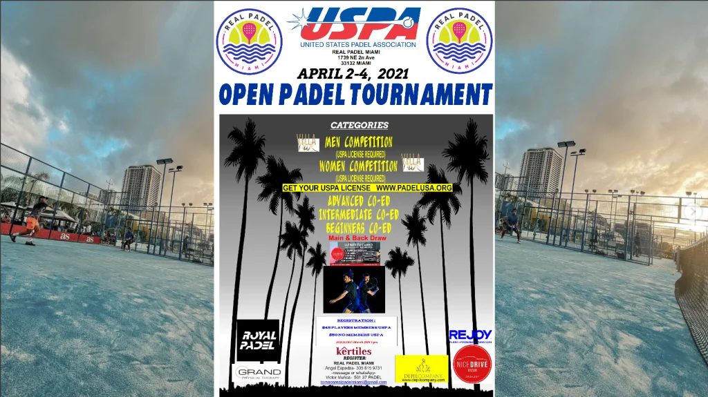 uspa padel amérique tournoi