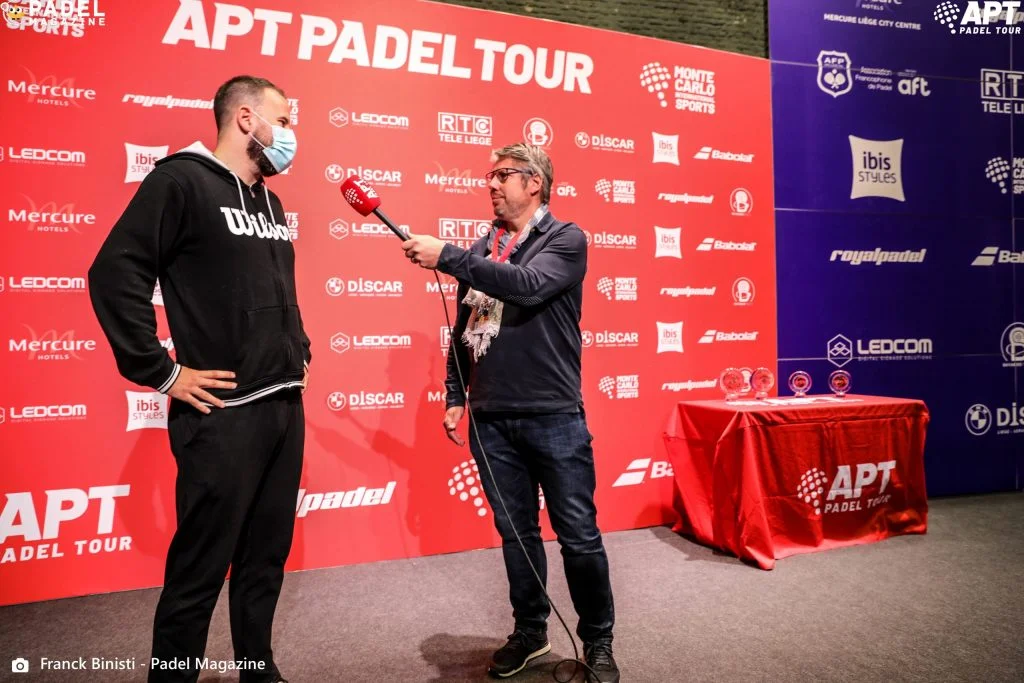 Adrien maigret interview blessure apt padel tour