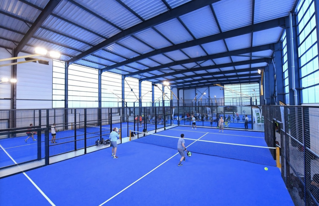 Groot Padel Bordeauxblauw land zonder zand