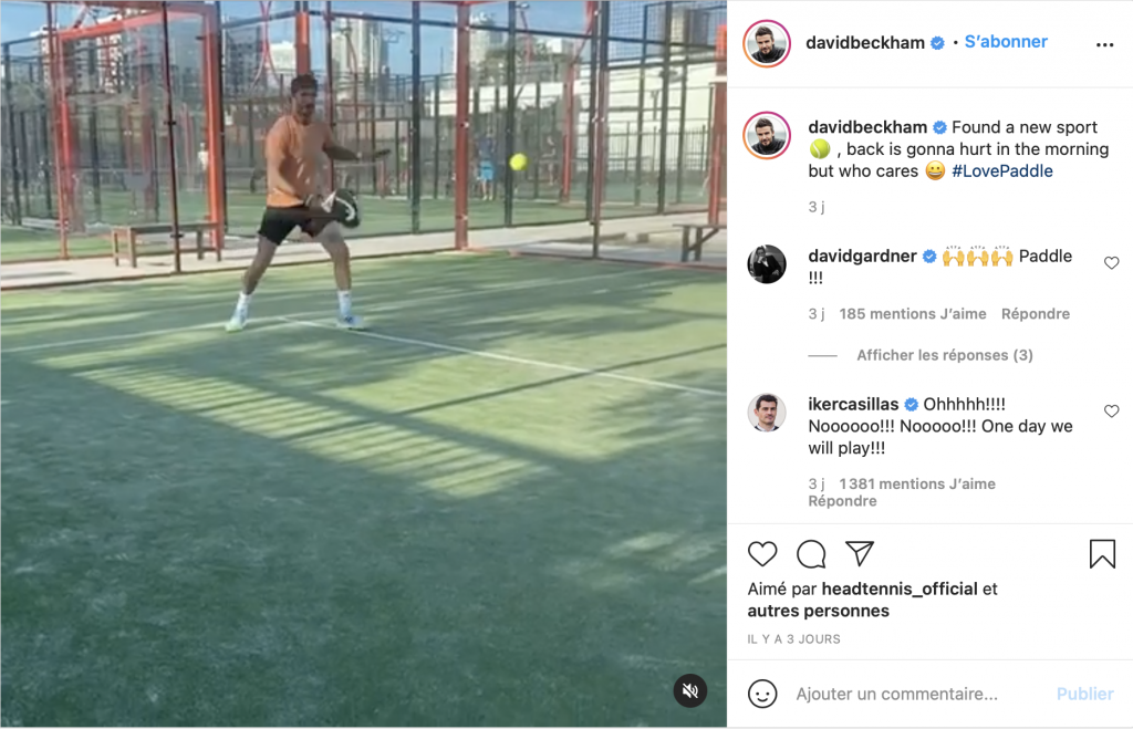 Beckham and the padel : a love story!