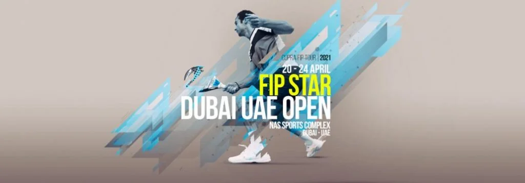 Pôster do FIP Star Dubai Open Padel 2021