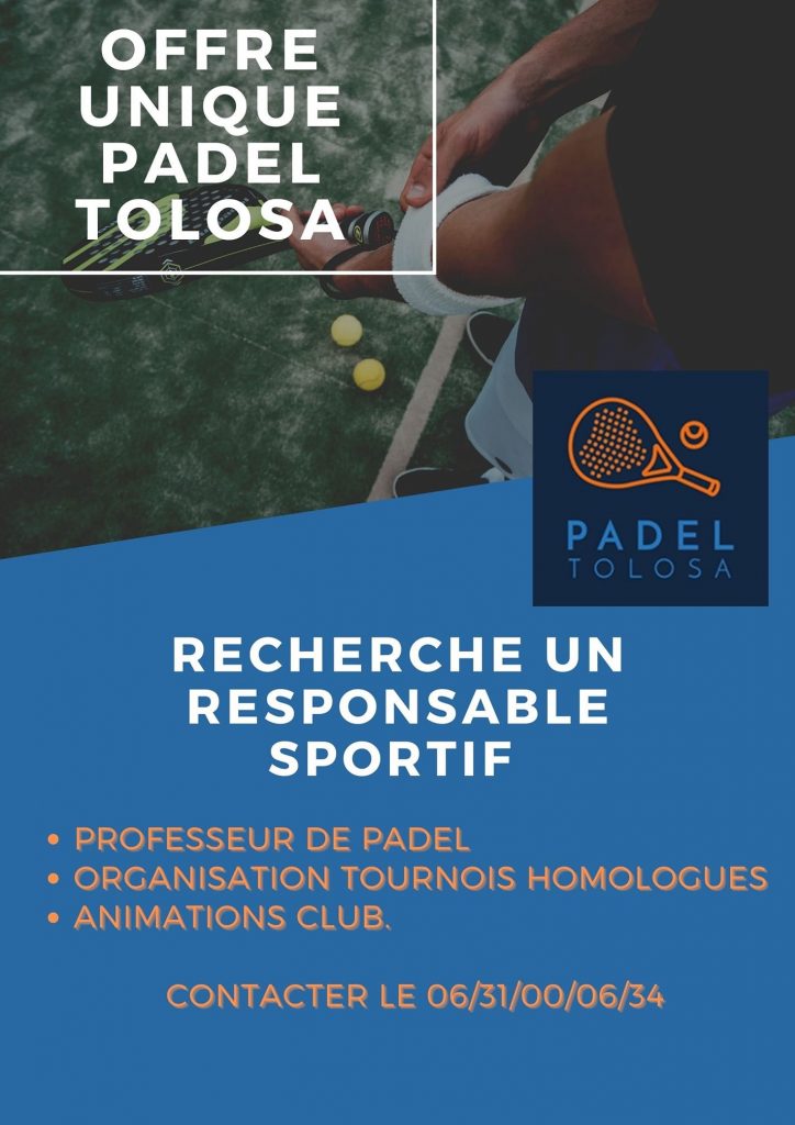 padel tolosa recruitment toulouse