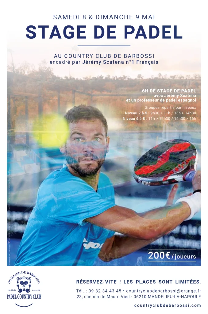 stage padel scatena barbossi