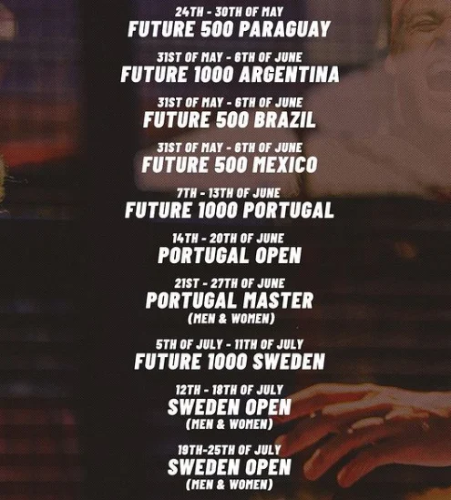 Apt Padel Tour nouveau calendrier 10 tournois mai-juillet 2021