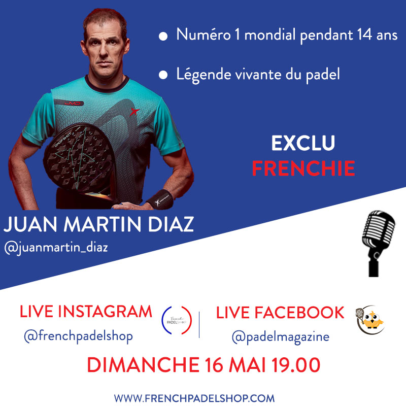 Juan Martin Diaz french padel shop